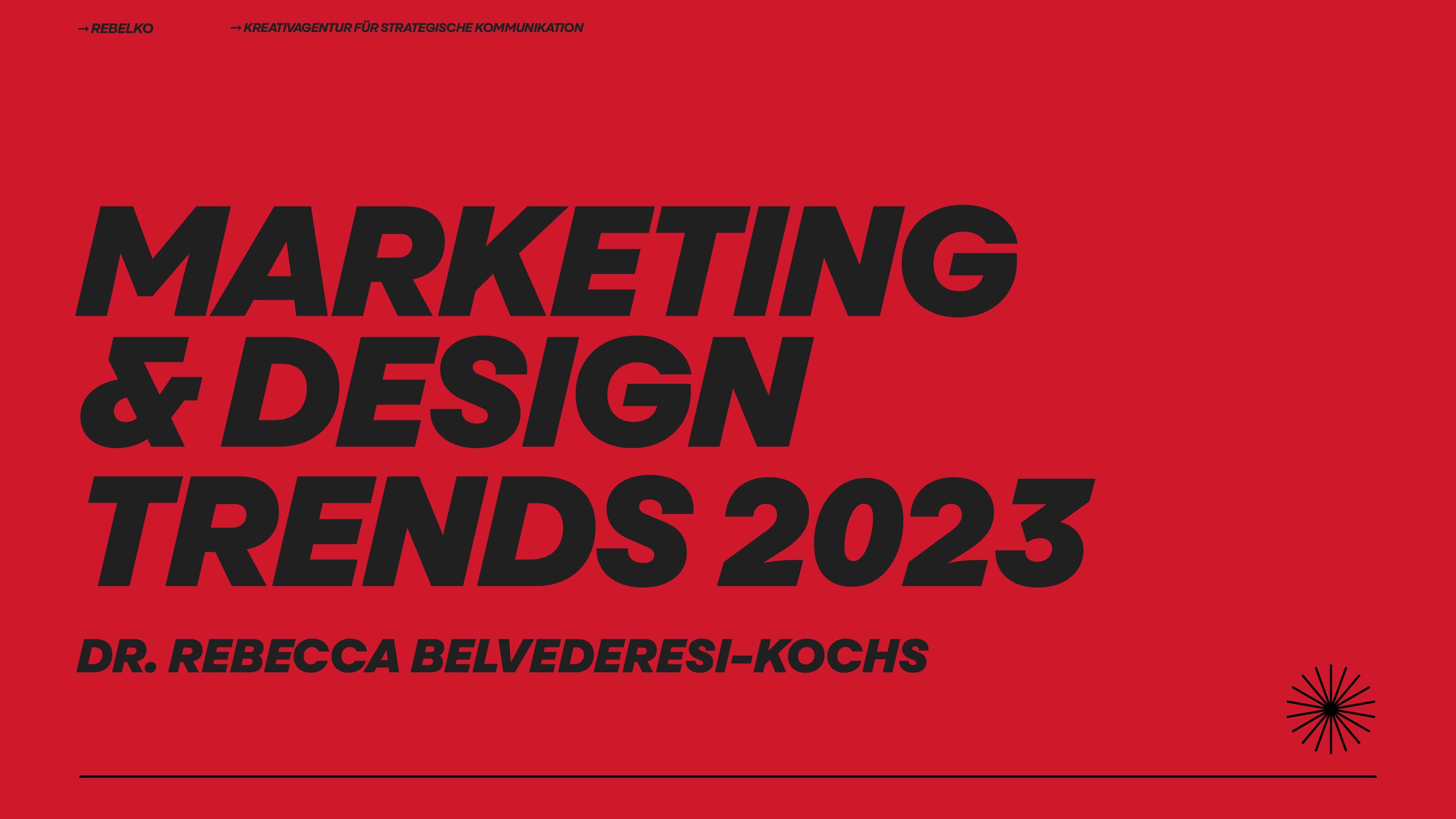 Marketing & Design Trends 2023 Präsentation